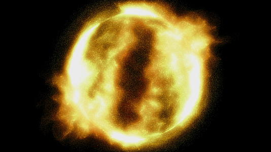 太阳爆炸颗粒4k视频的预览图