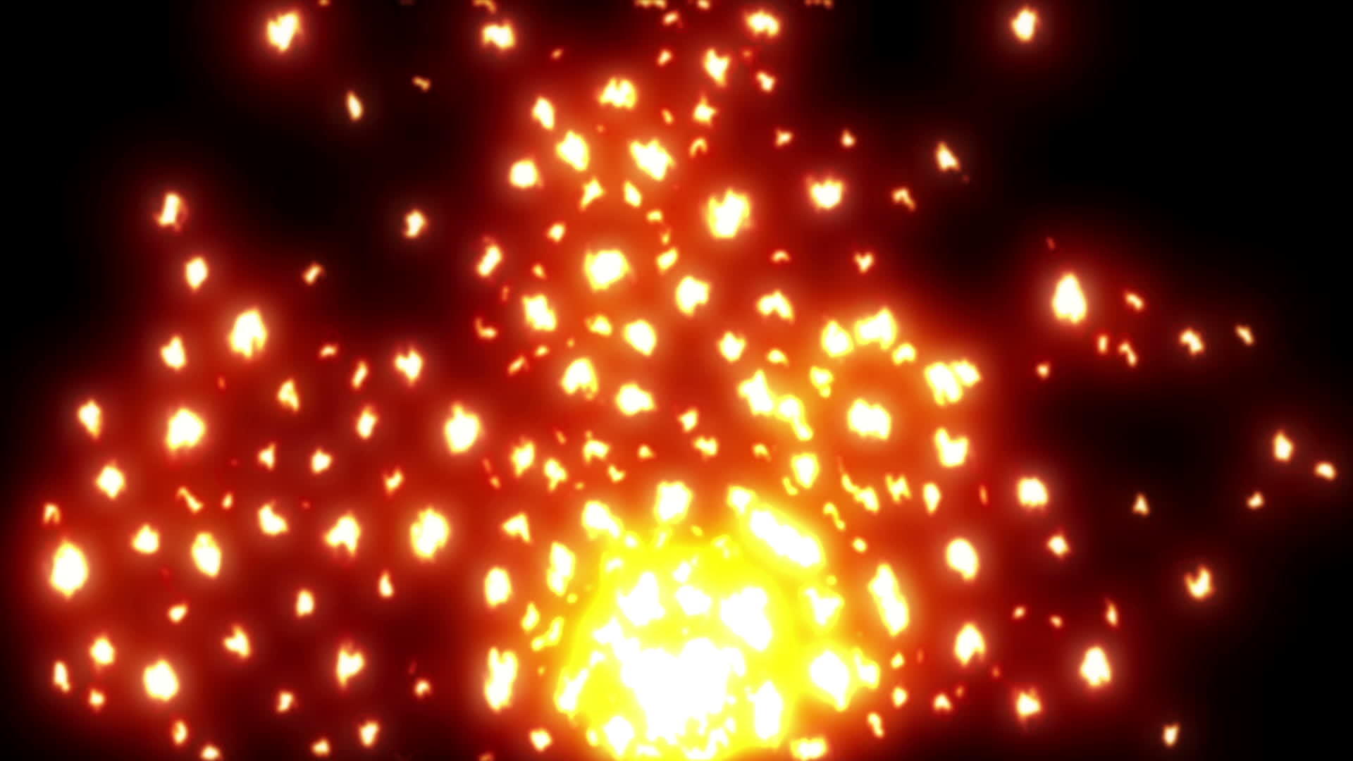 火焰抽象粒子运动视频的预览图