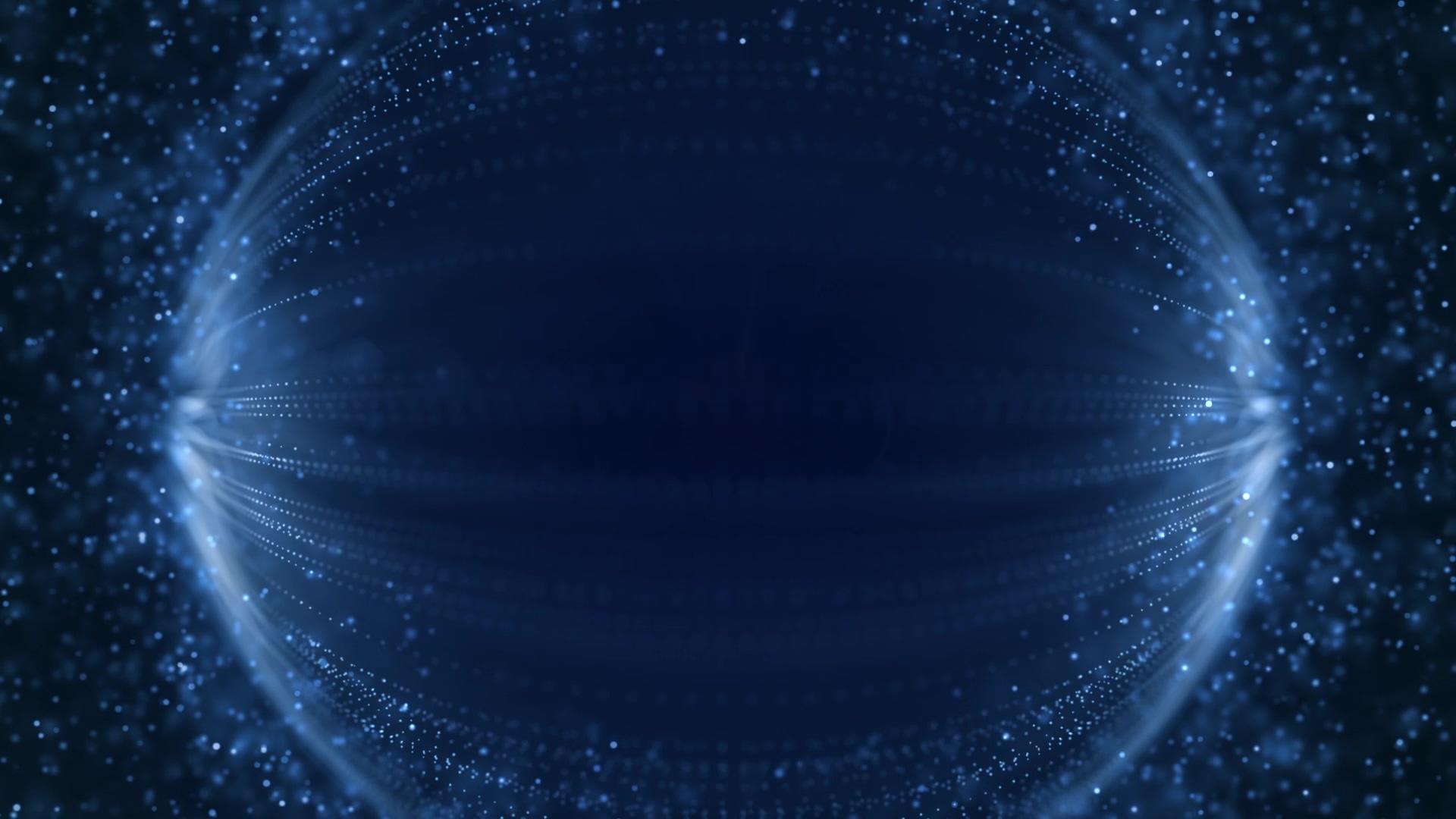 粒子线条圆圈背景视频的预览图