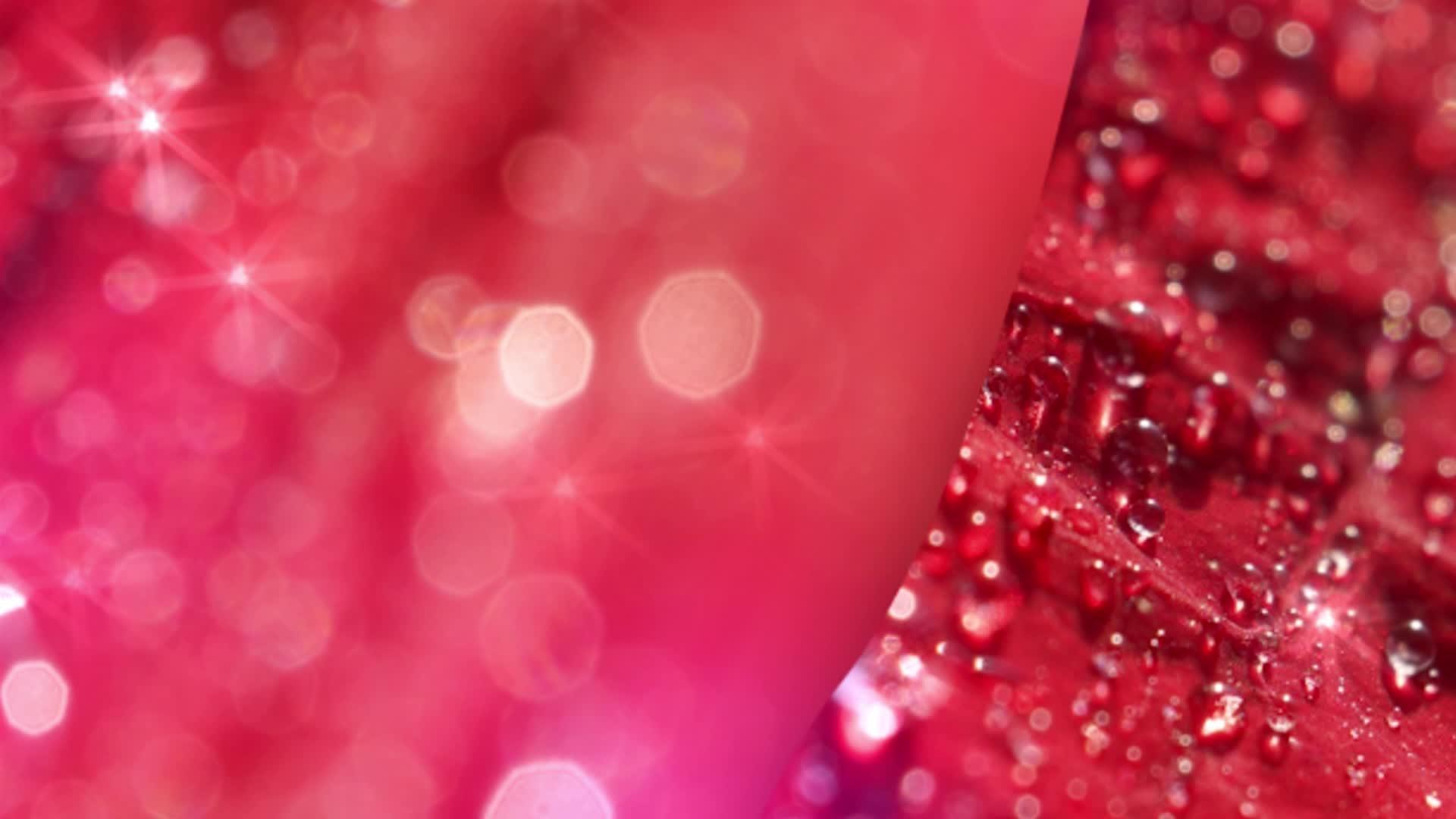 闪闪发光的粉色背景设计艺术视频的预览图