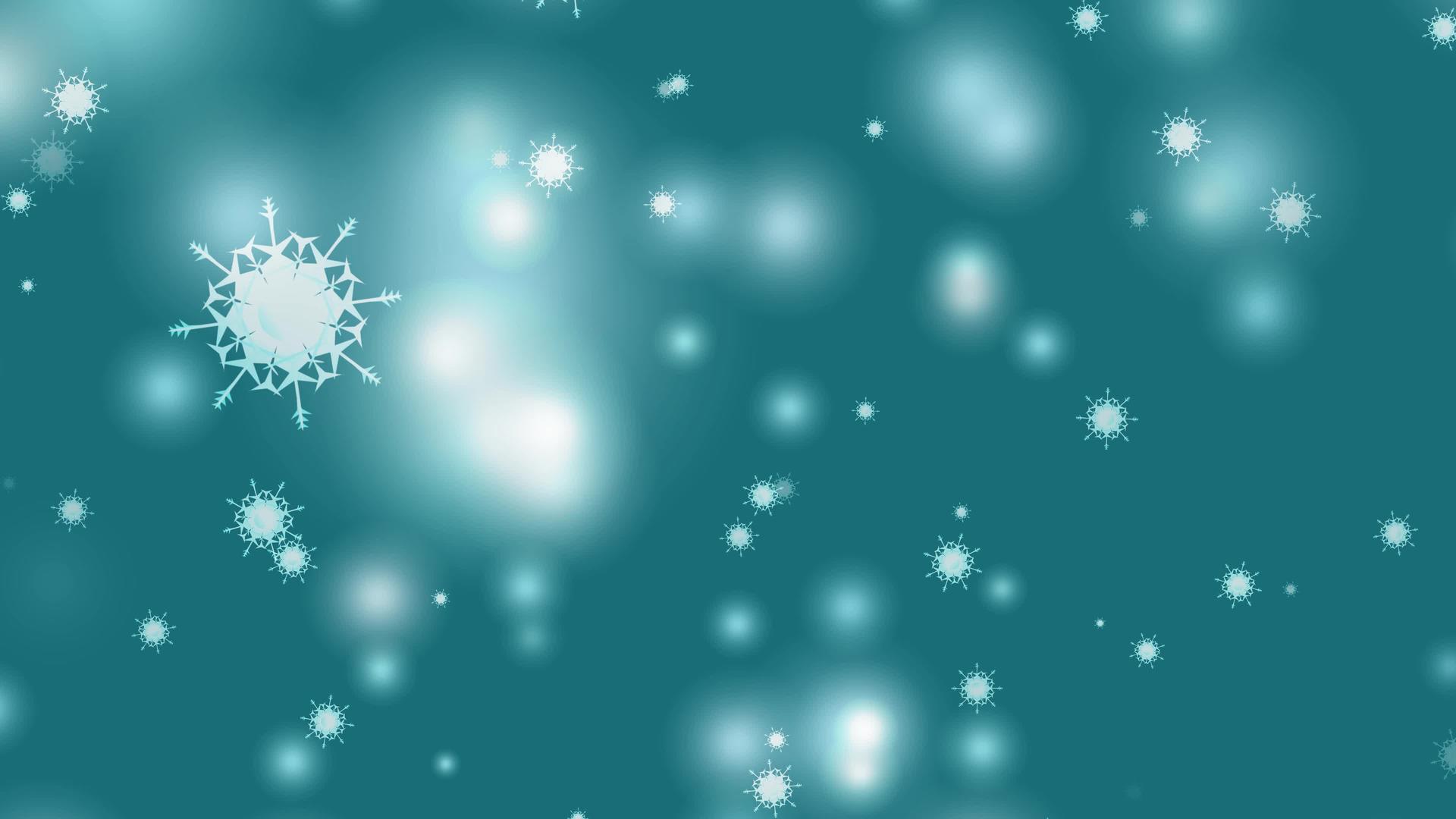 八颗星星在黑屏上落下在圣诞节和圣诞节前夕深蓝色视频的预览图