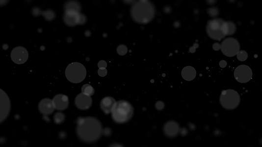 圆形元素的表面分布在黑色背景上视频的预览图