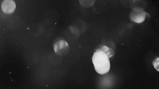 一组黑白圆球用黑白hd收集非焦点球的形式视频的预览图