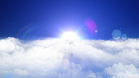 天空流云背景素材视频的预览图