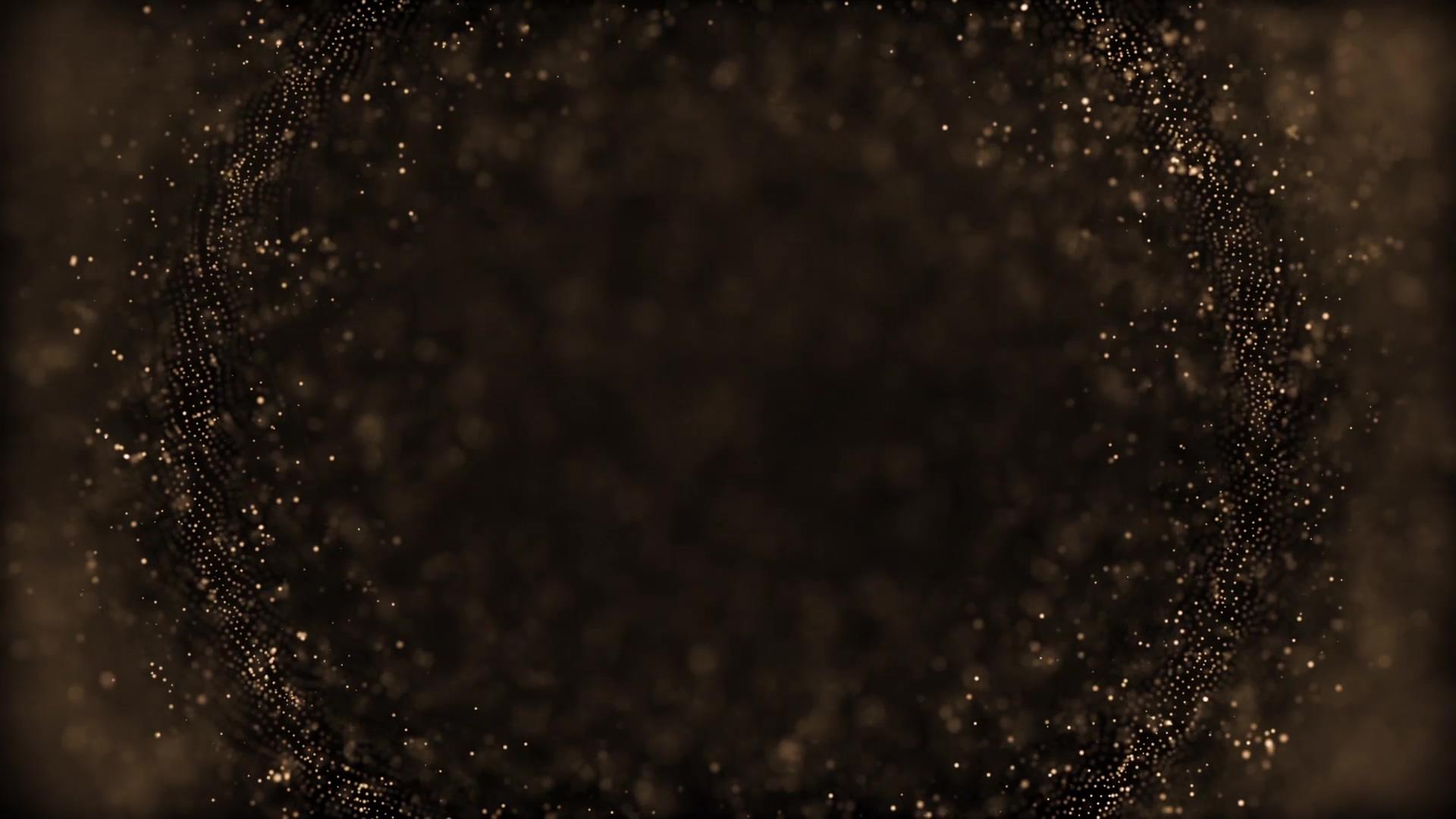 金色粒子颁奖光圈视频的预览图