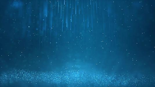 蓝色闪烁粒子背景视频的预览图