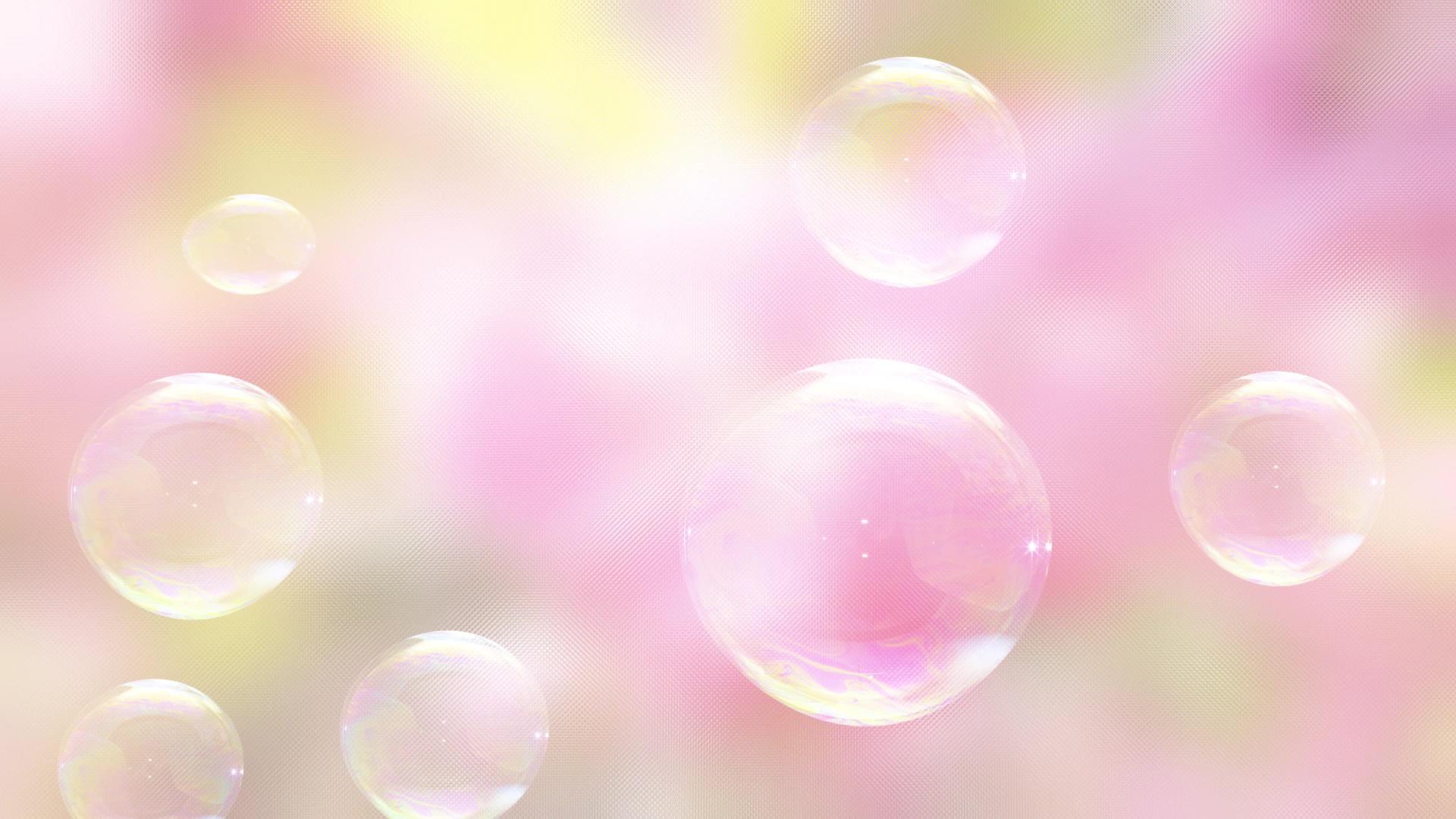 抽象的粉色背景与快速的肥皂泡沫视频的预览图