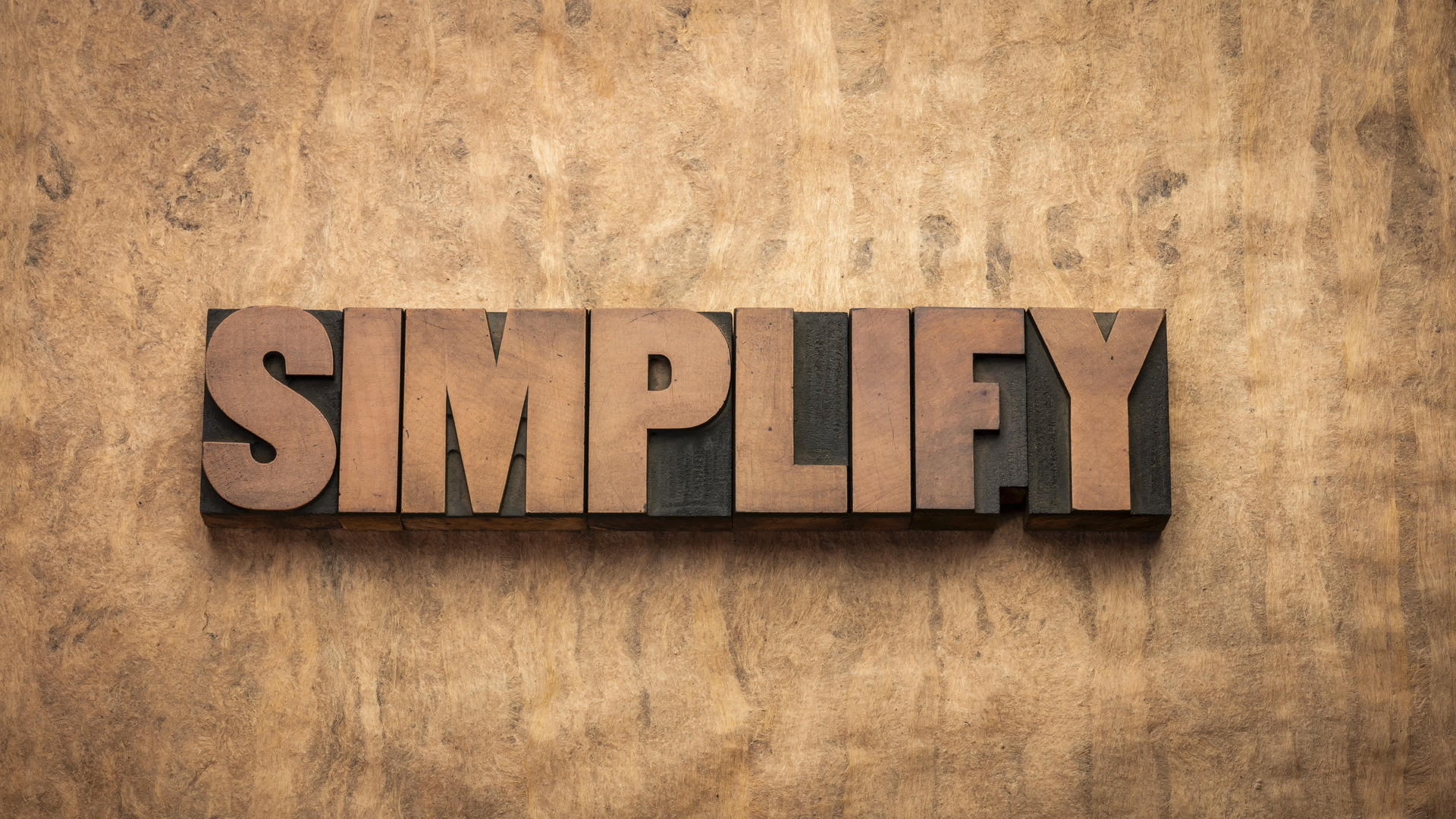 简化词极简主义的本质主义和简单的生活概念视频的预览图