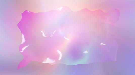 抽象幻想尼龙粉色童话背景视频的预览图