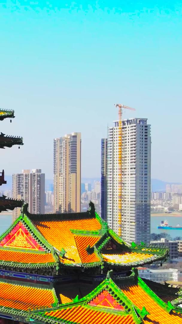 南京阅江楼风景区实拍视频的预览图