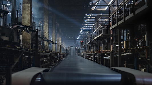 轮胎厂输送线现代仓库生产橡胶生产视频的预览图