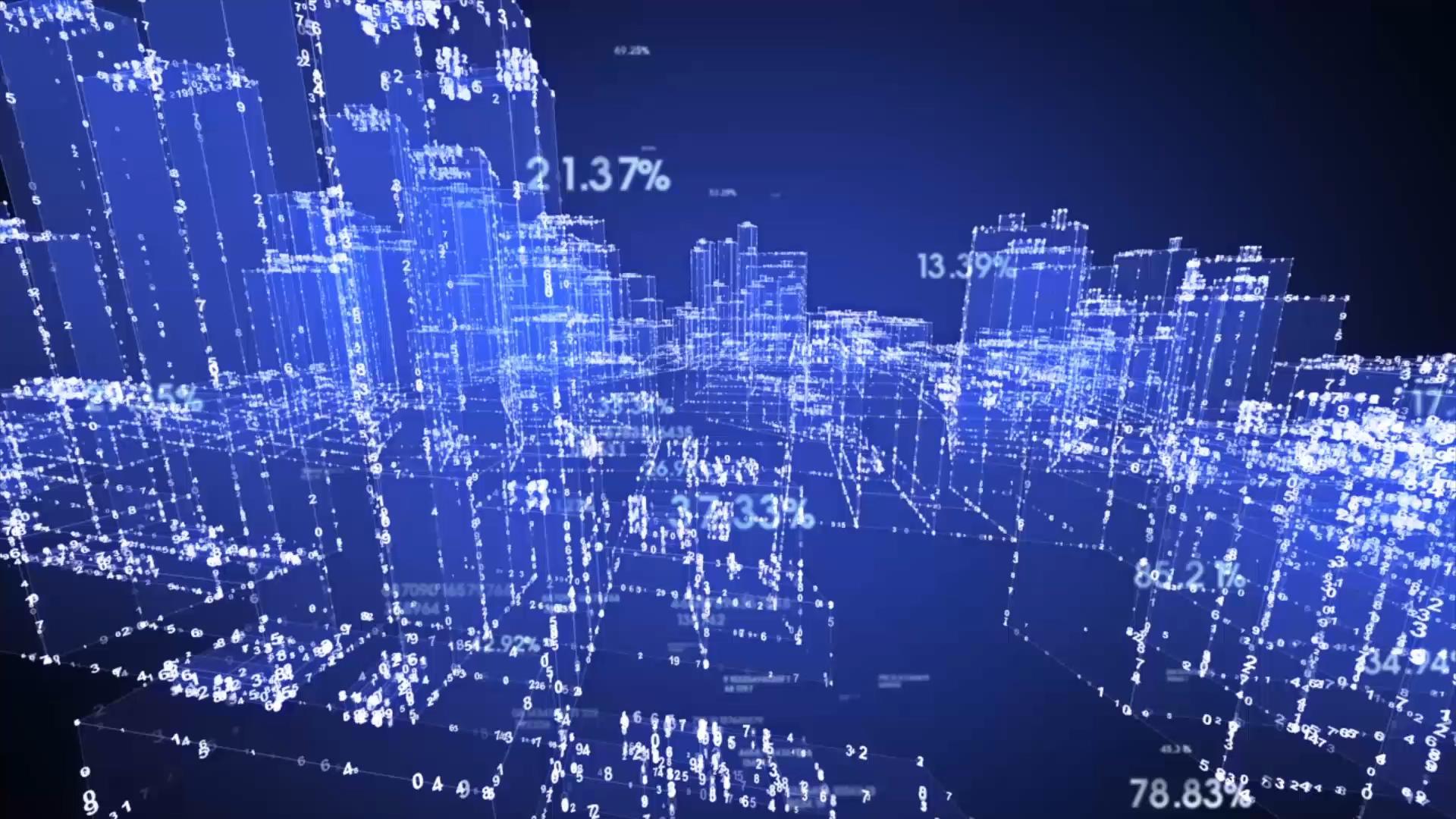 科技城市全息视频的预览图