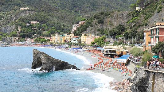 意大利地中海夏季海滨沙滩度假实拍视频合集视频的预览图