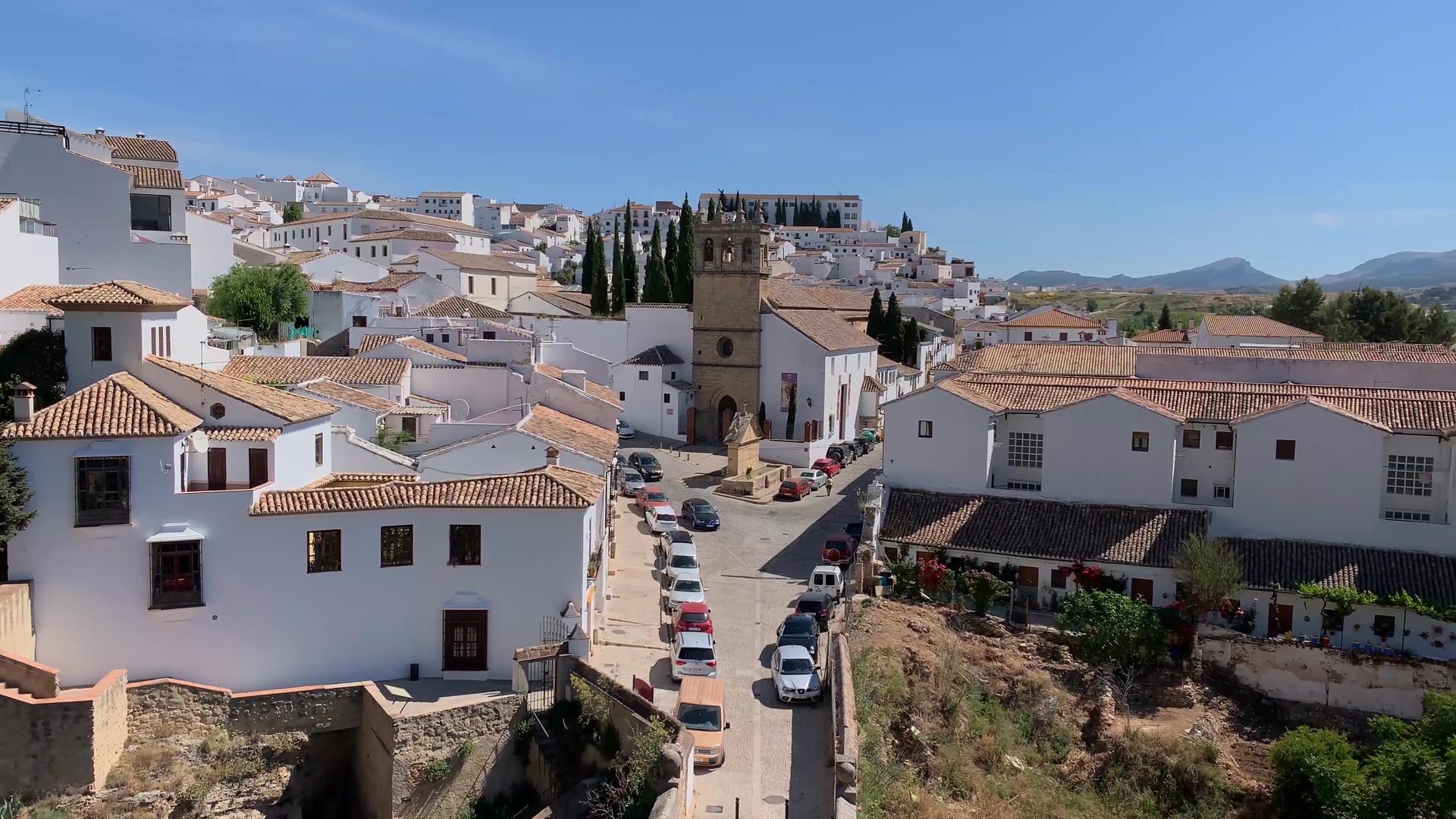 西班牙龙达小镇风光视频合集视频的预览图