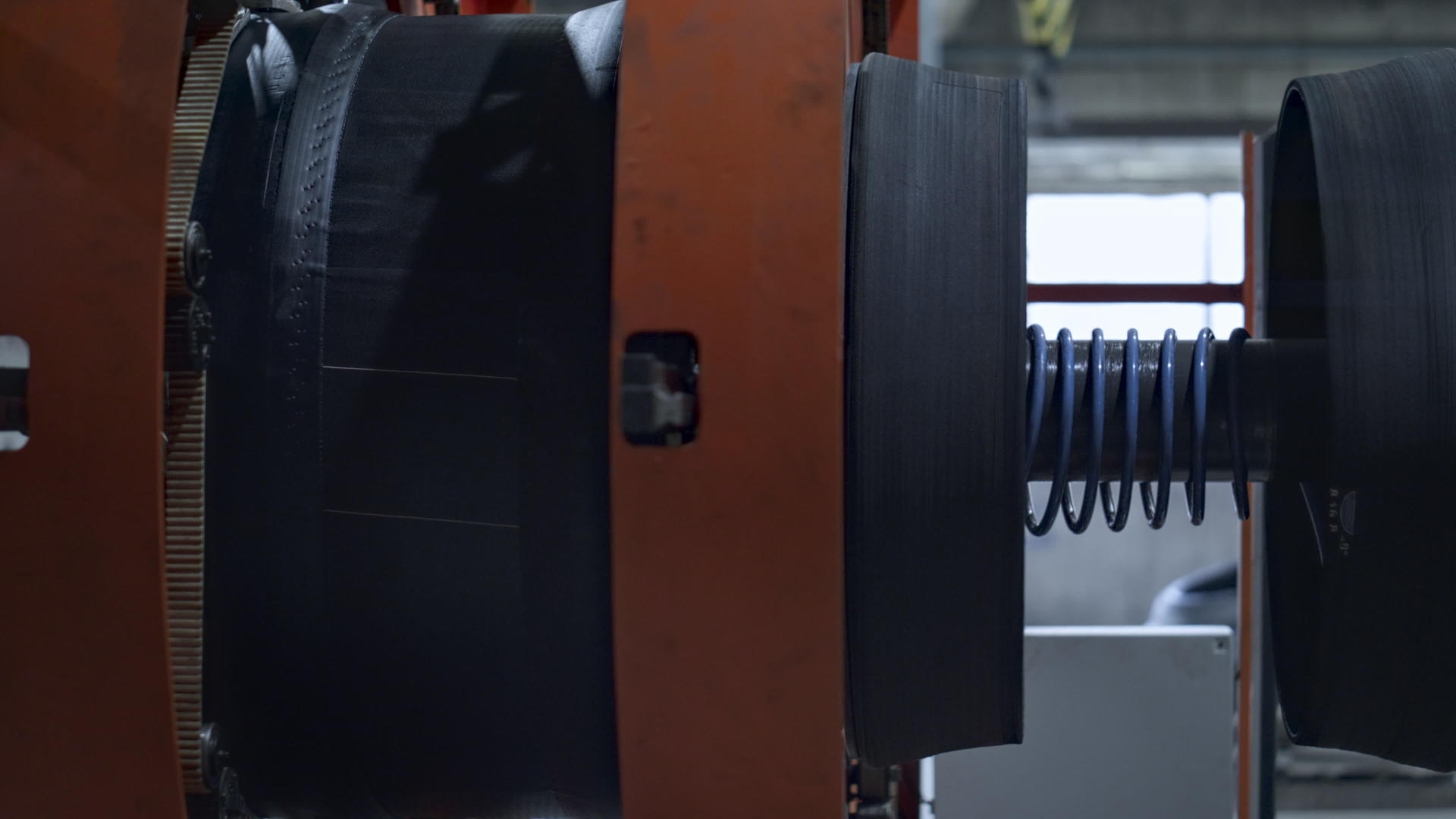工业车间技术轮胎生产机制工作流程视频的预览图