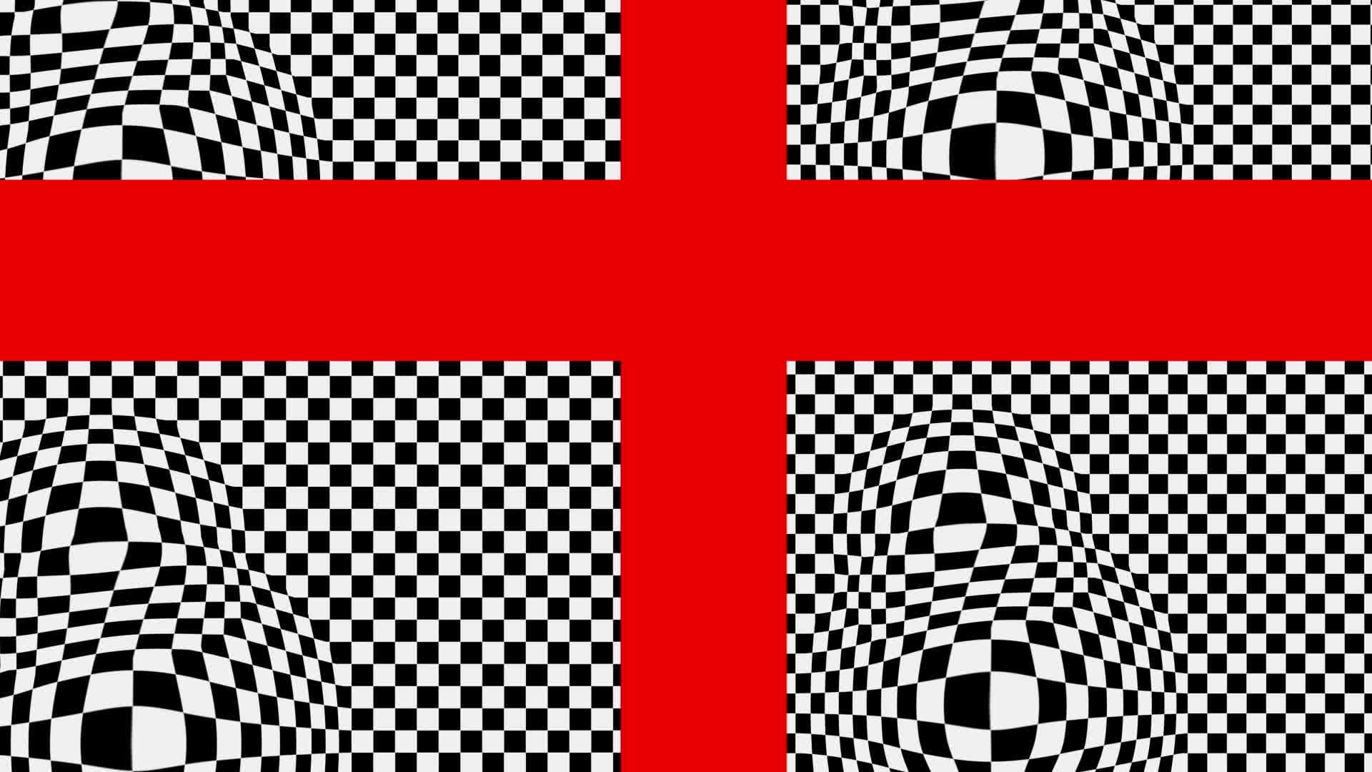 黑色和白色的红色十字会产生效果膨胀视频的预览图