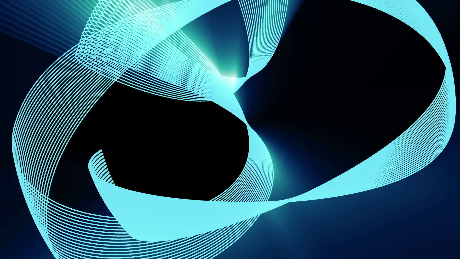 蓝线平流动画的黑色背景视频的预览图