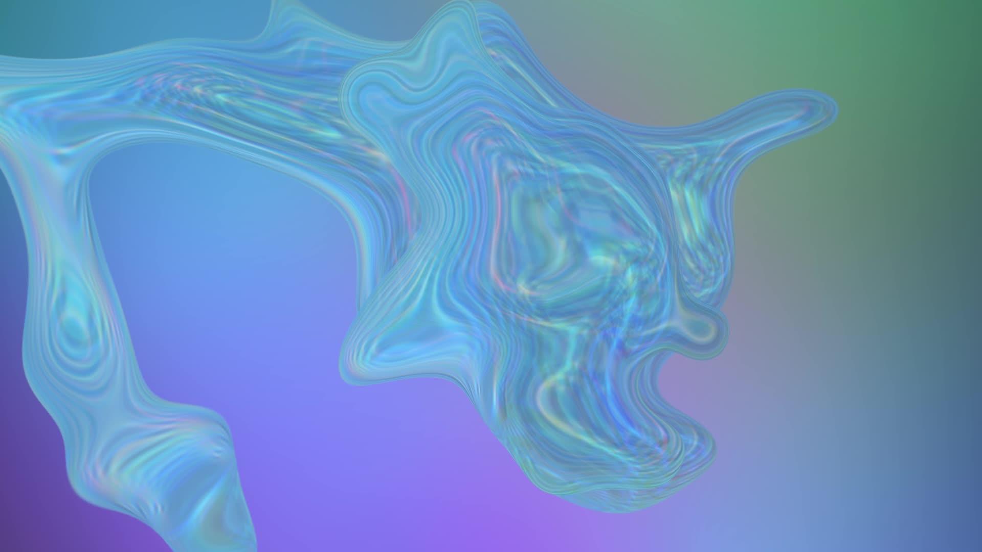 抽象背景与日光彩虹泡沫视频的预览图