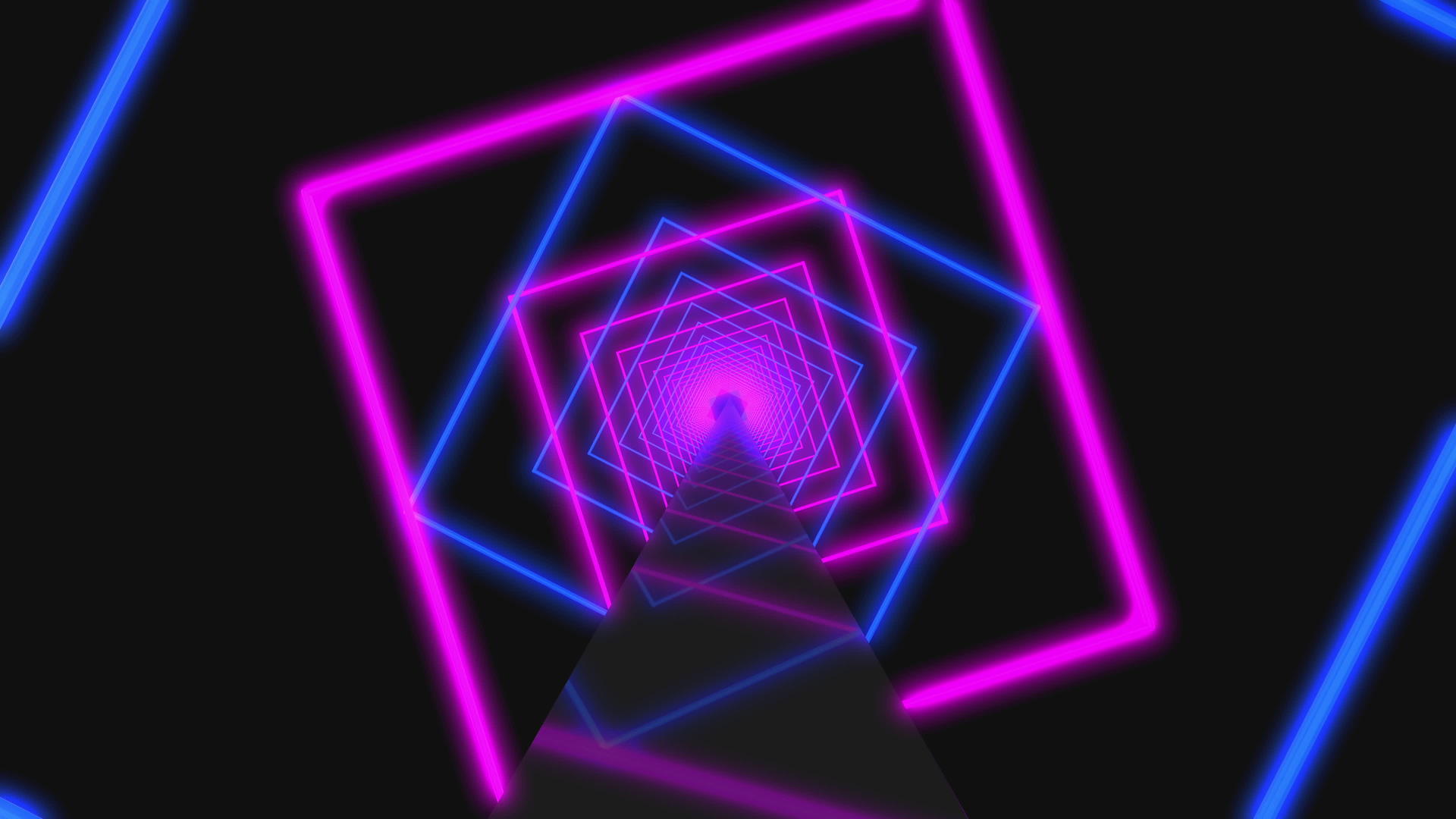 创造一个隧道粉色蓝光现代多彩照明4k环形动画掌声视频的预览图
