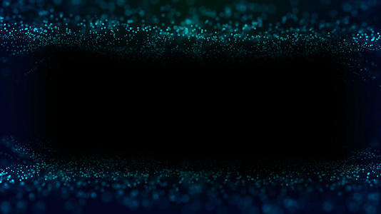 粒子蓝色边框视频的预览图