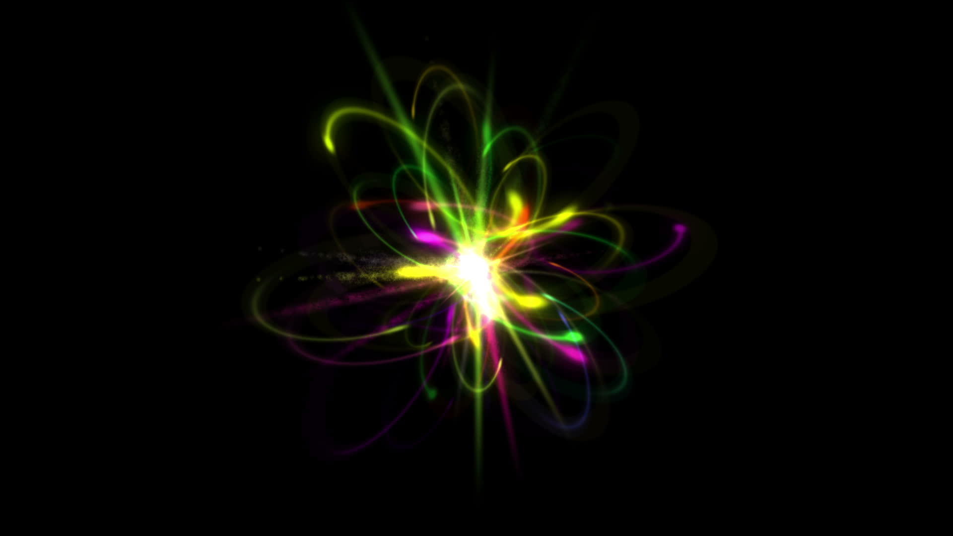原子抽象粒子颜色视频的预览图