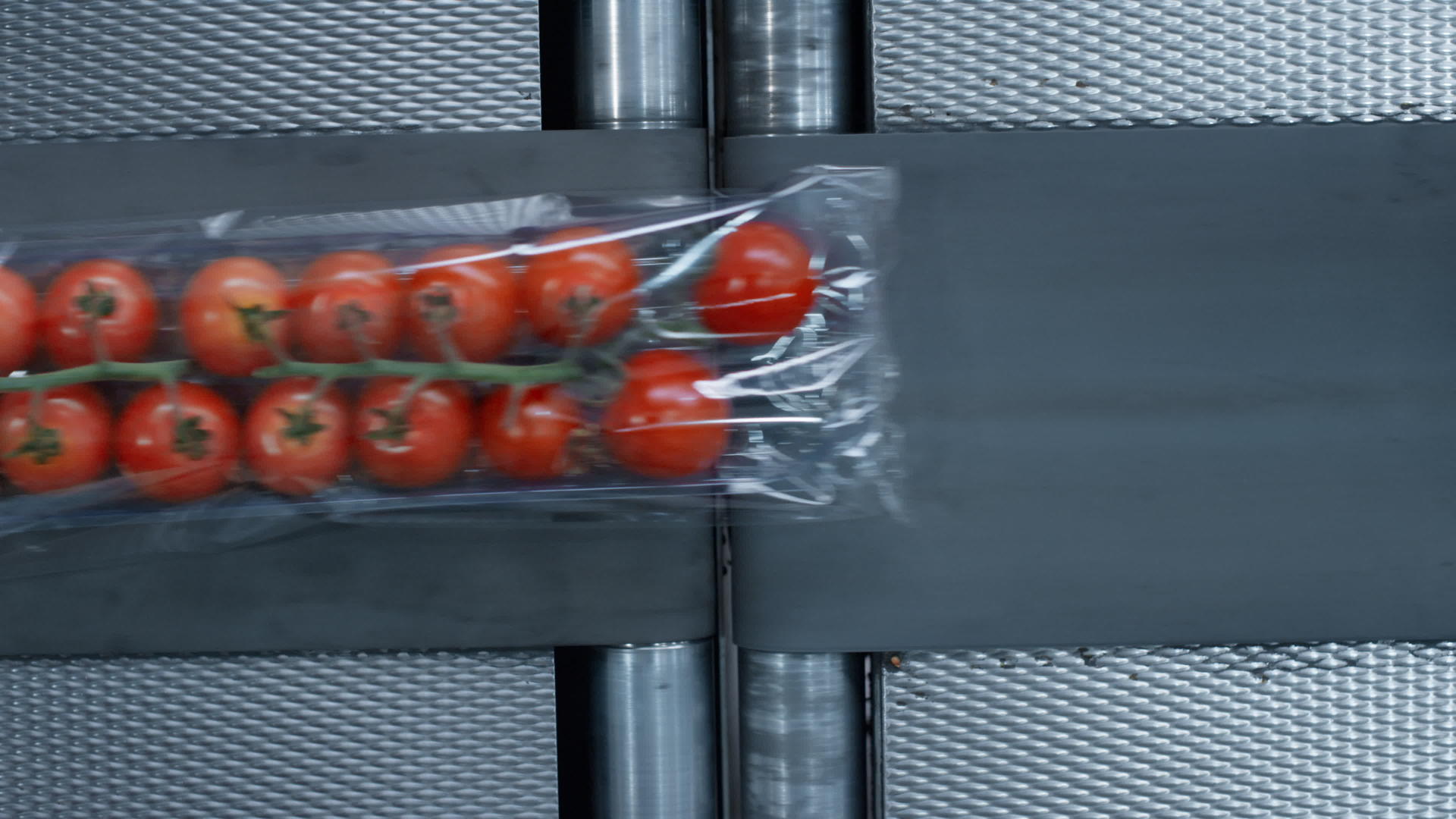 工厂番茄盒包装工艺流水线流水线视频的预览图