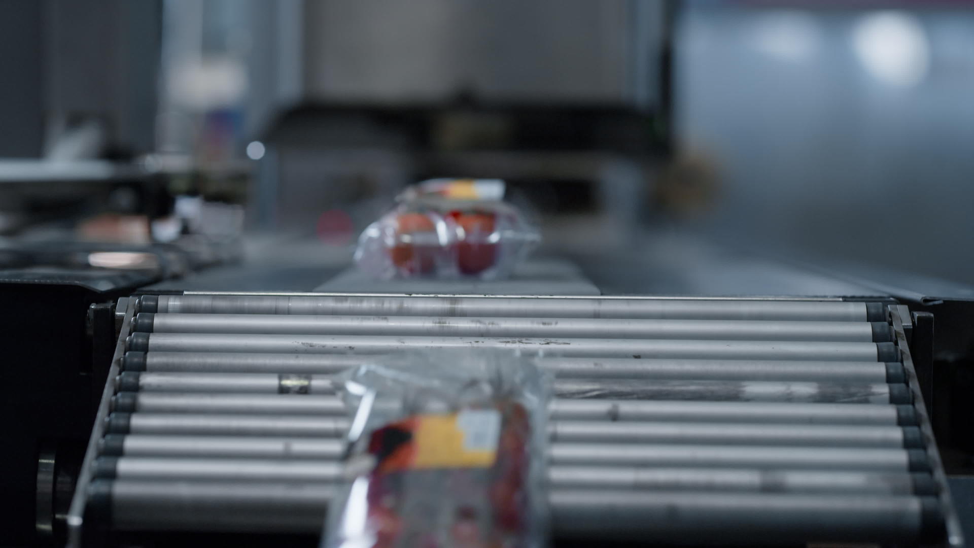 工厂番茄盒包装流水线操作视频的预览图