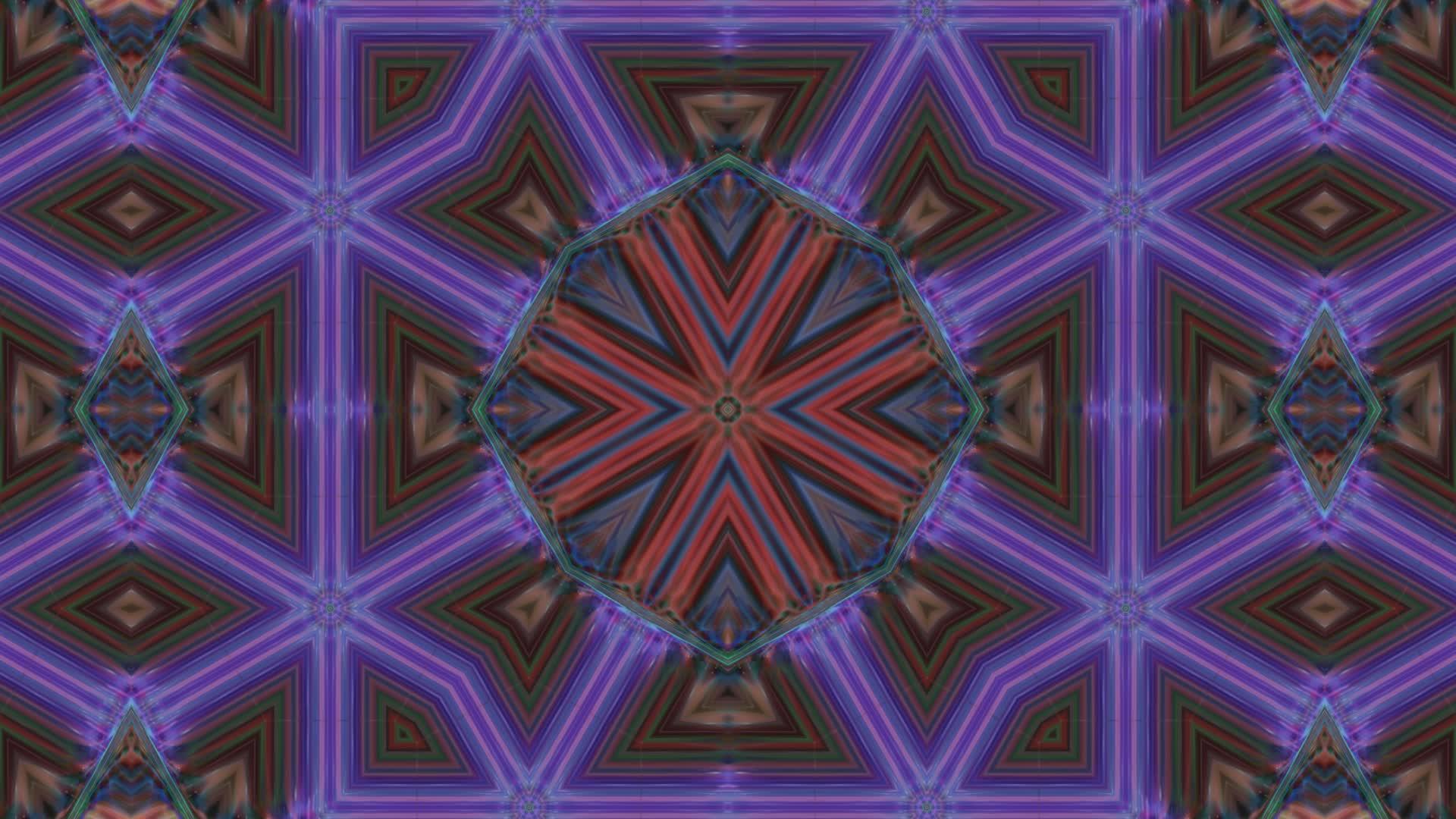 曼达拉背景具有对称模式的抽象纹理视频的预览图