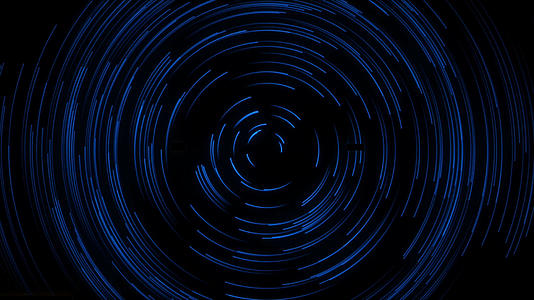 蓝色夜空星轨道视频的预览图