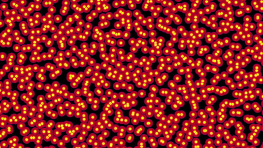 分子斑点红色4k视频的预览图