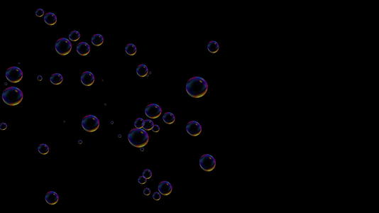 泡沫肥皂在空间中的背景视频的预览图