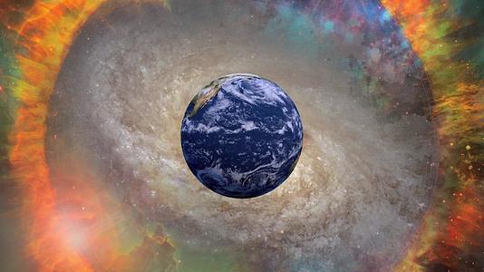 地球在超现实空间中视频的预览图