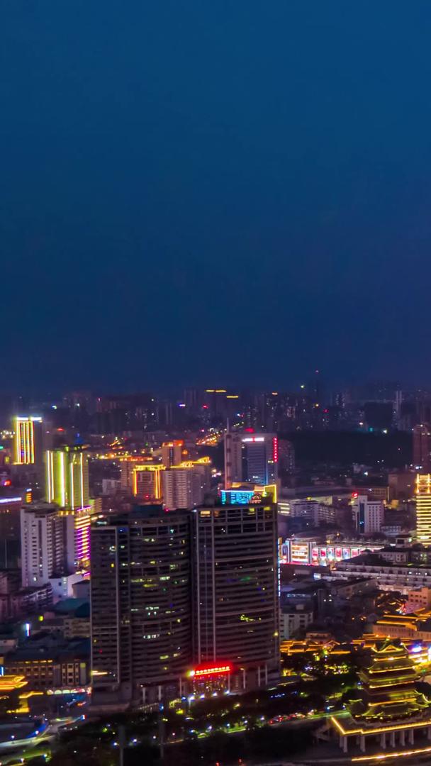 江滨夜景广西南宁市民生广场视频的预览图