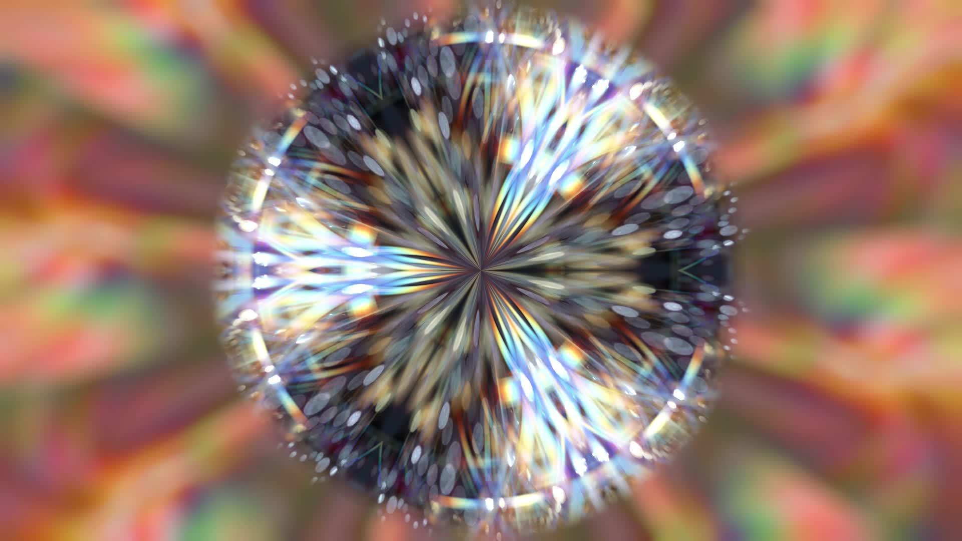 抽象背景模糊背景钻石甘蓝显影镜视频的预览图