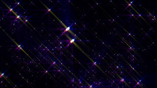 闪闪发光的粒子雨色彩抽象背景视频的预览图