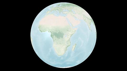 全球数字世界地图艺术界地图艺术球的图像元素视频的预览图