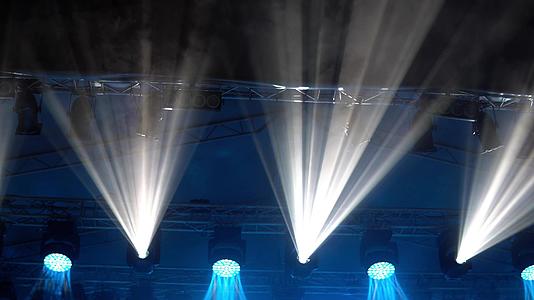 明亮的音乐会舞台背景视频视频的预览图