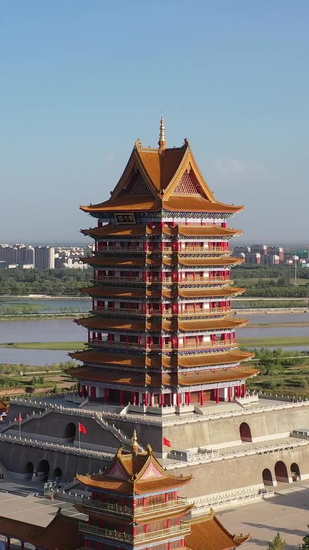 中华黄河建筑宁夏青铜峡视频的预览图