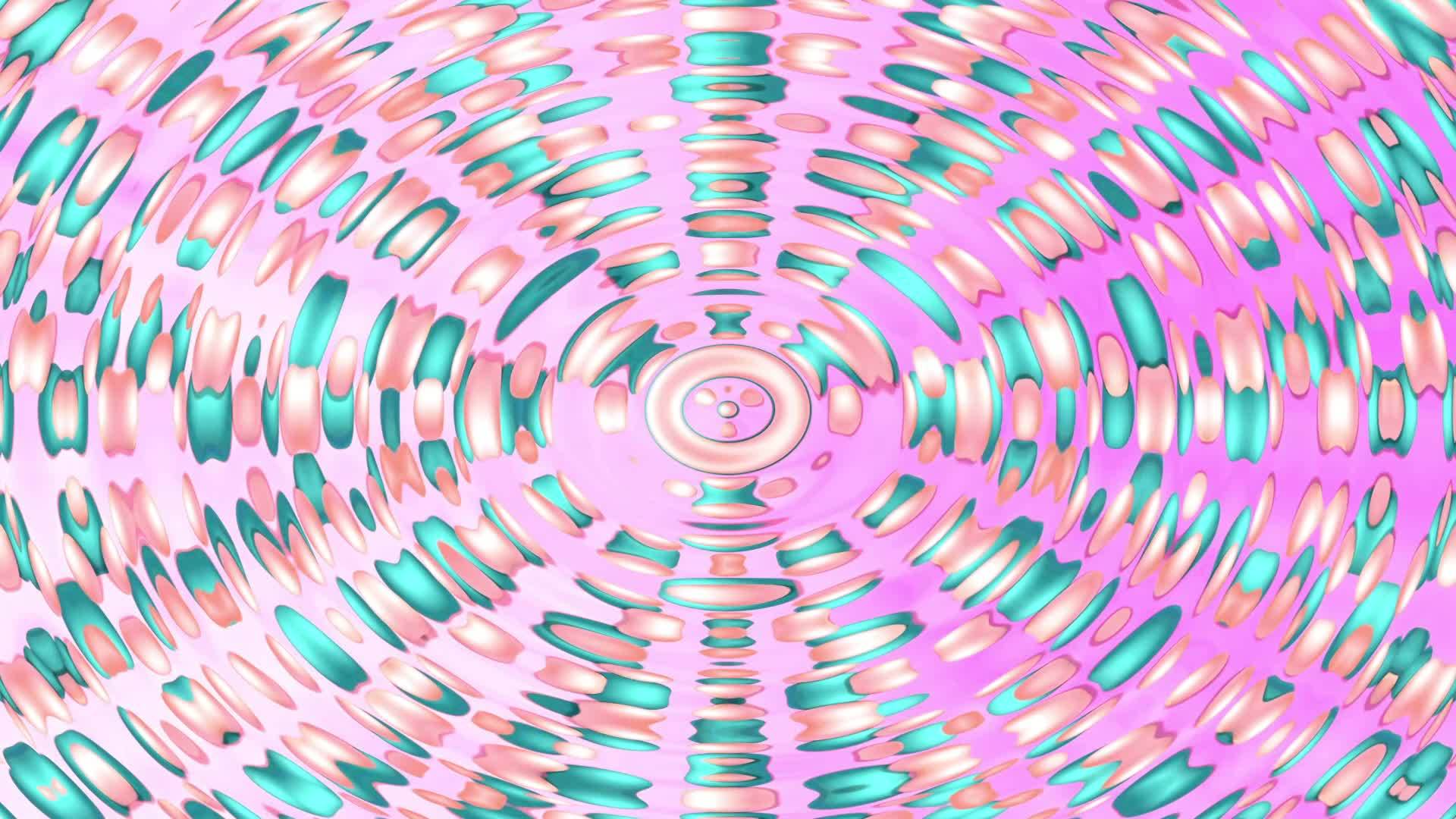 带有气泡的微光粉色背景视频的预览图