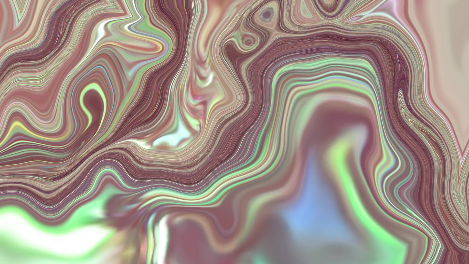抽象多色全息流背景背景视频的预览图