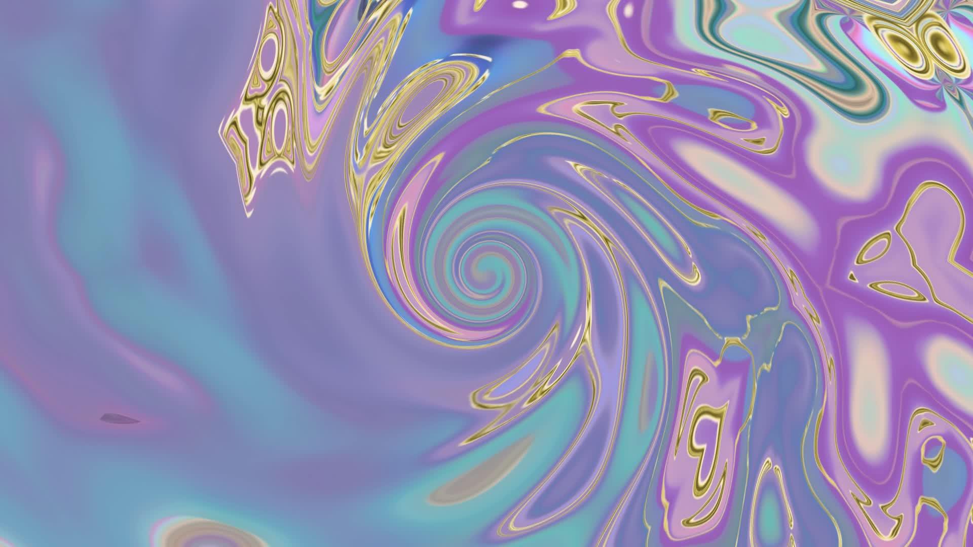 抽象的多色纹理背景与螺旋运动视频的预览图