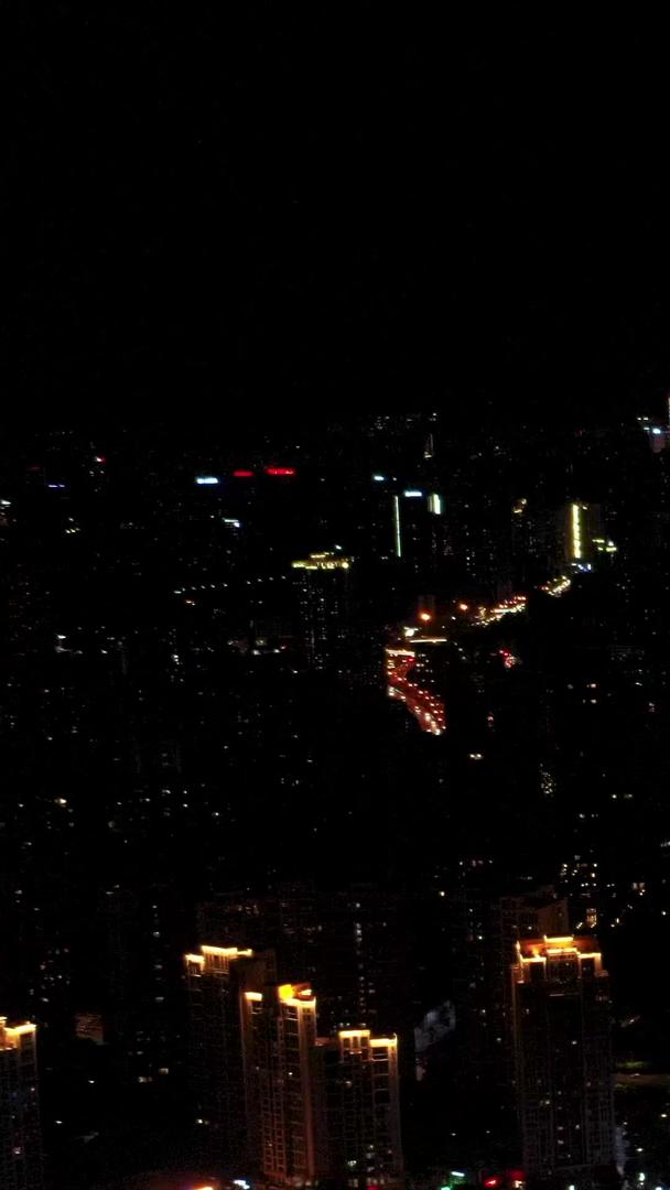 重庆江景桥夜景航拍视频的预览图