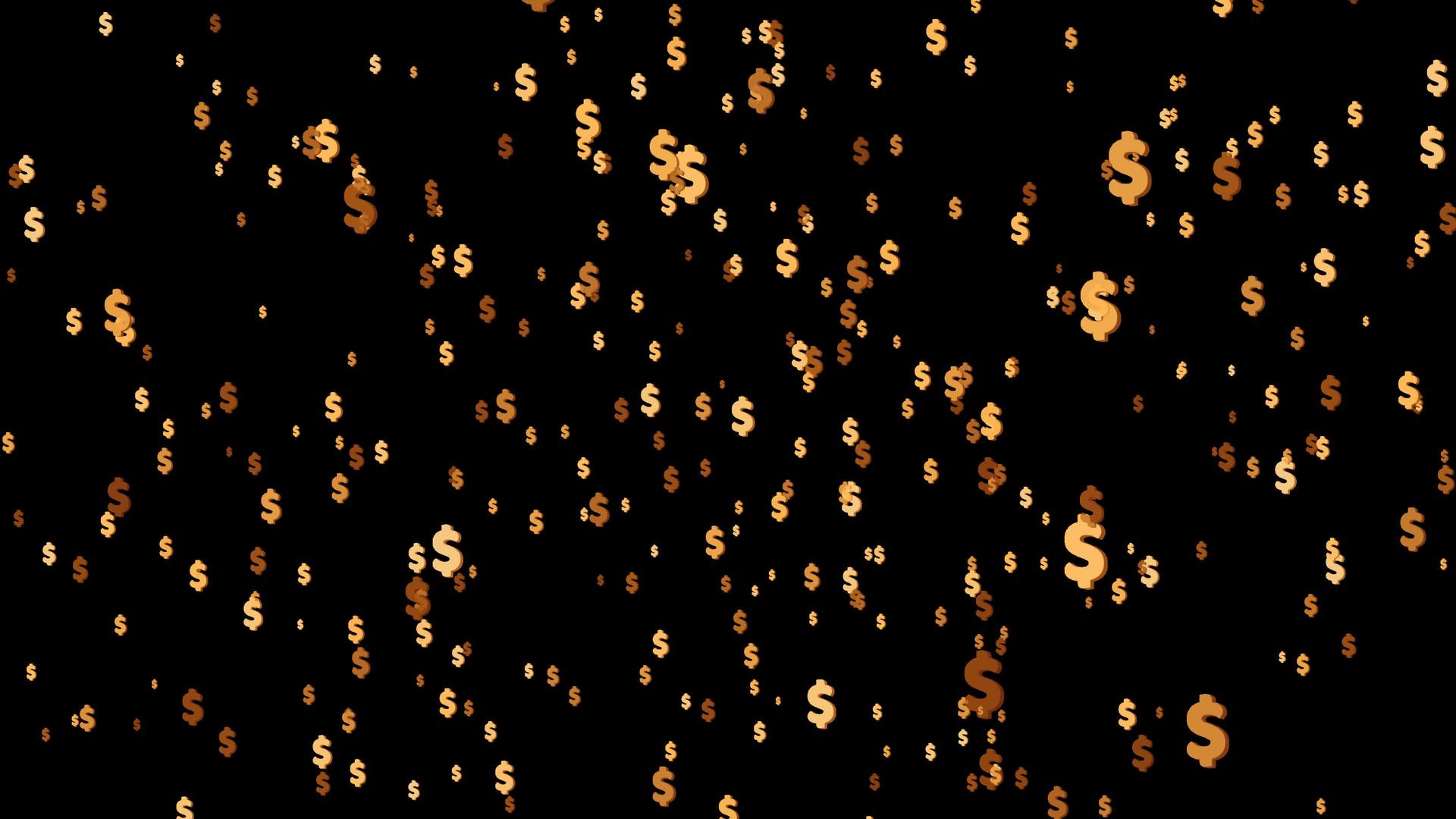 黑色屏幕上的金色图片显示了100万美元的奢侈品视频的预览图