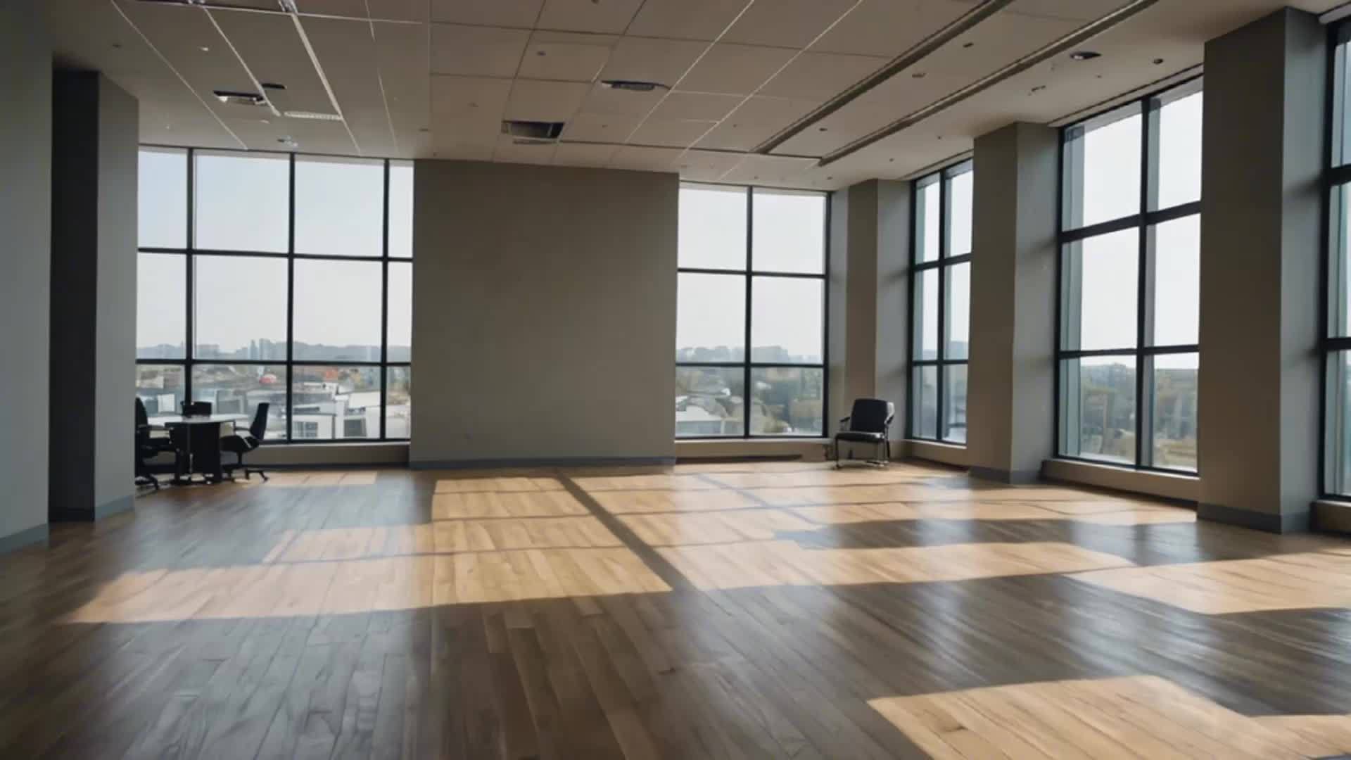 阳光和办公场景视频的预览图