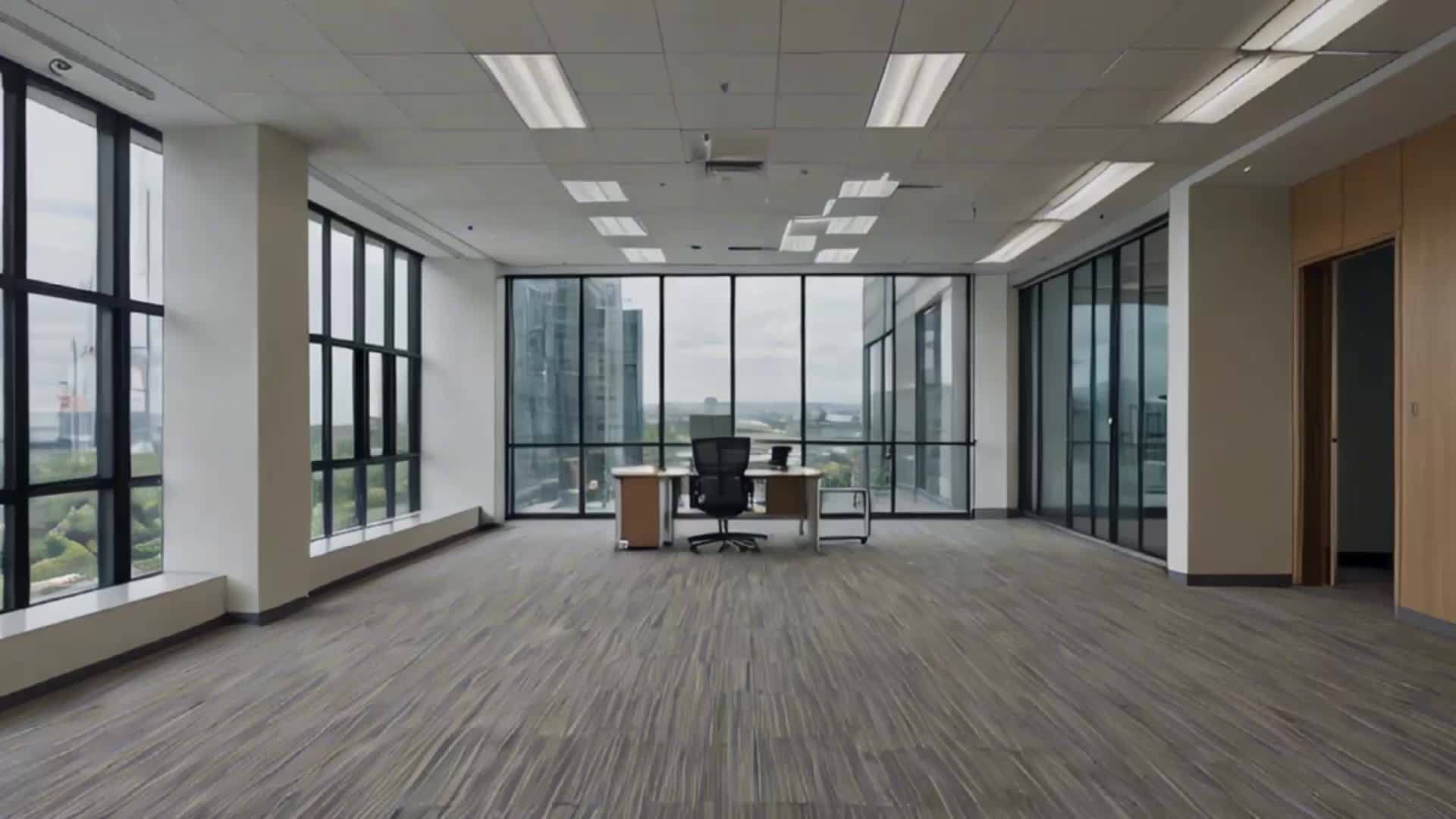 商业建筑办公室视频的预览图