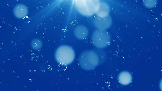 水中气泡背景素材视频的预览图