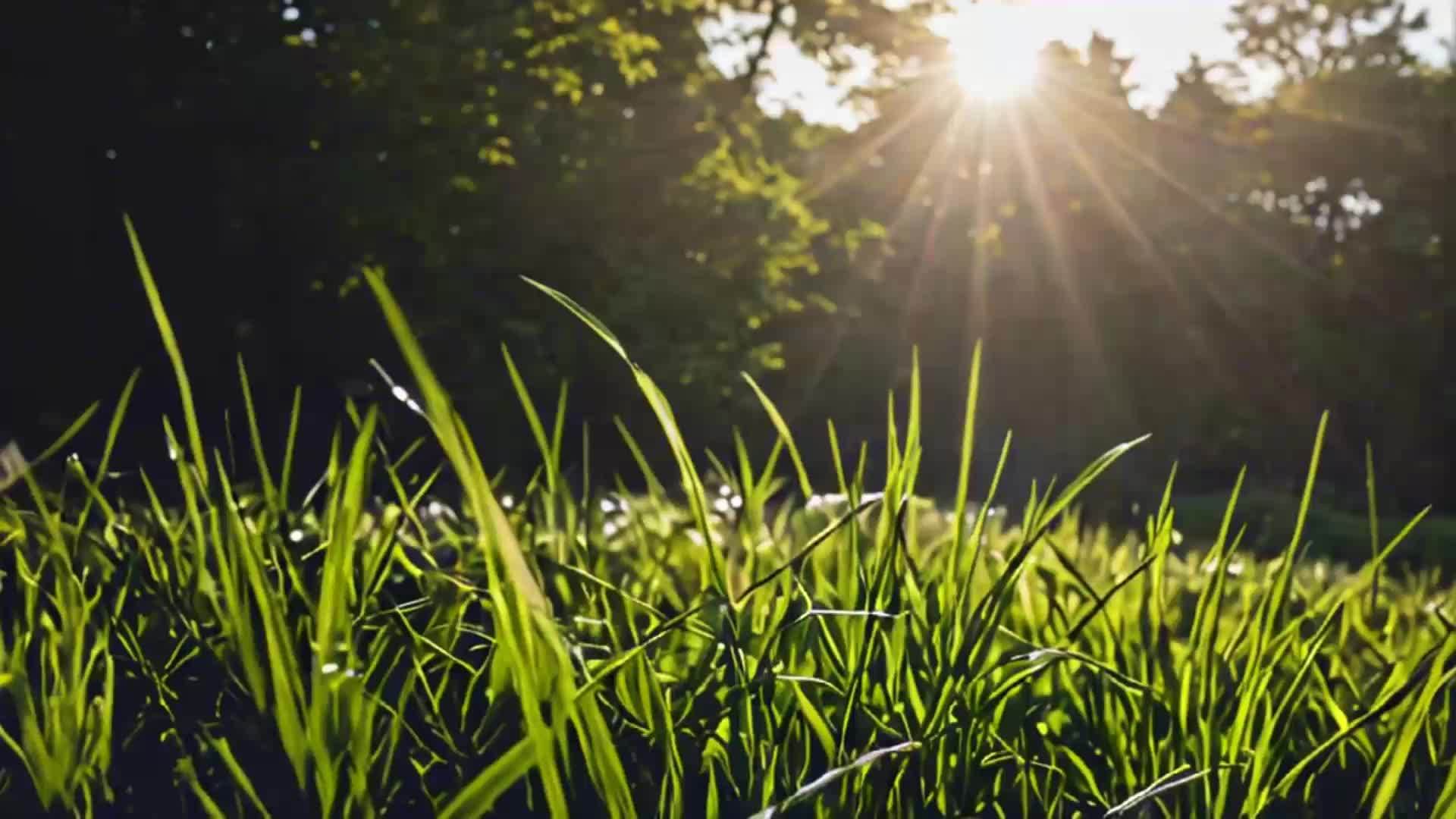 春天的草原美丽自然风光空镜视频的预览图