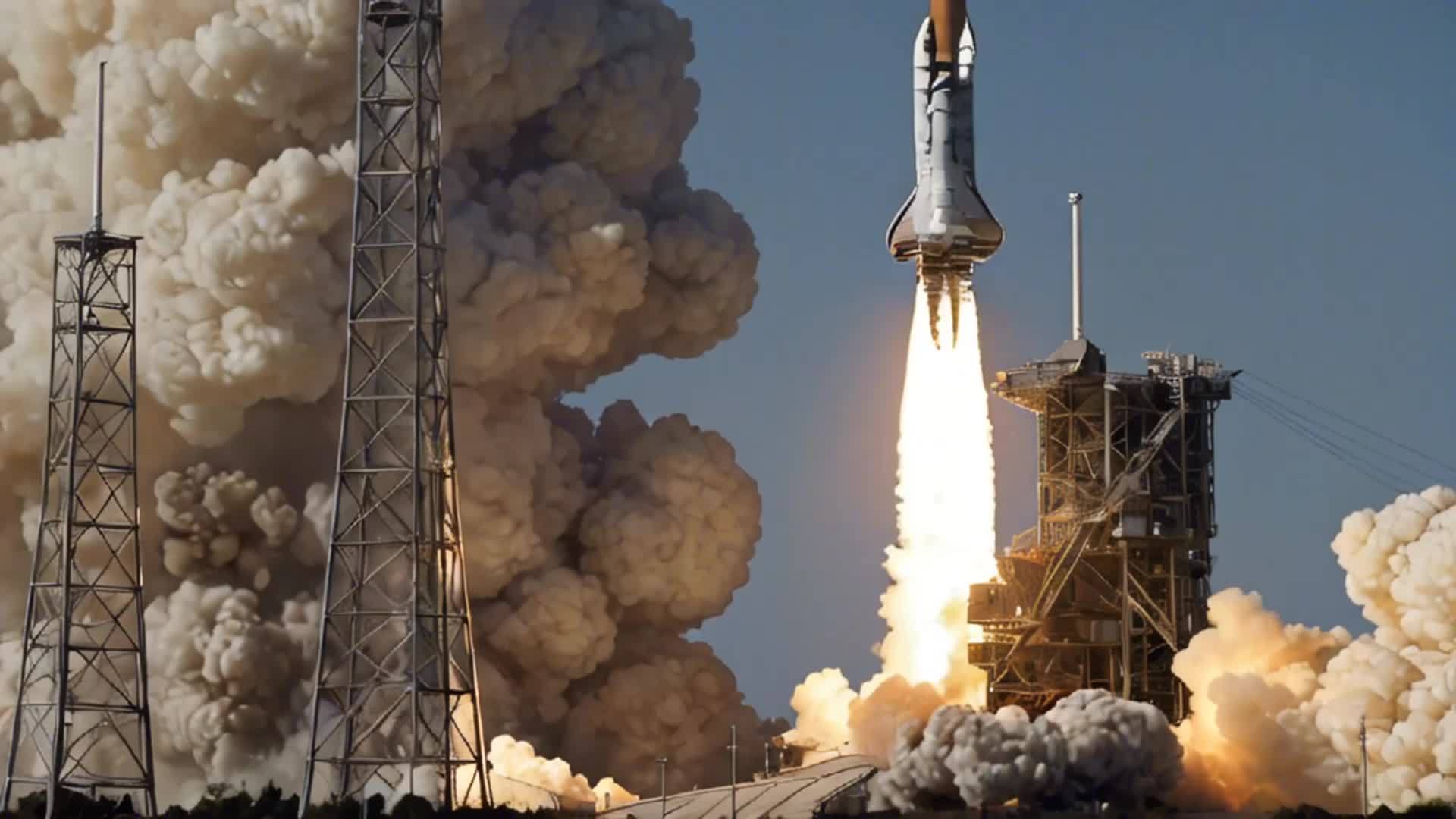 火箭队发射背景视频视频的预览图
