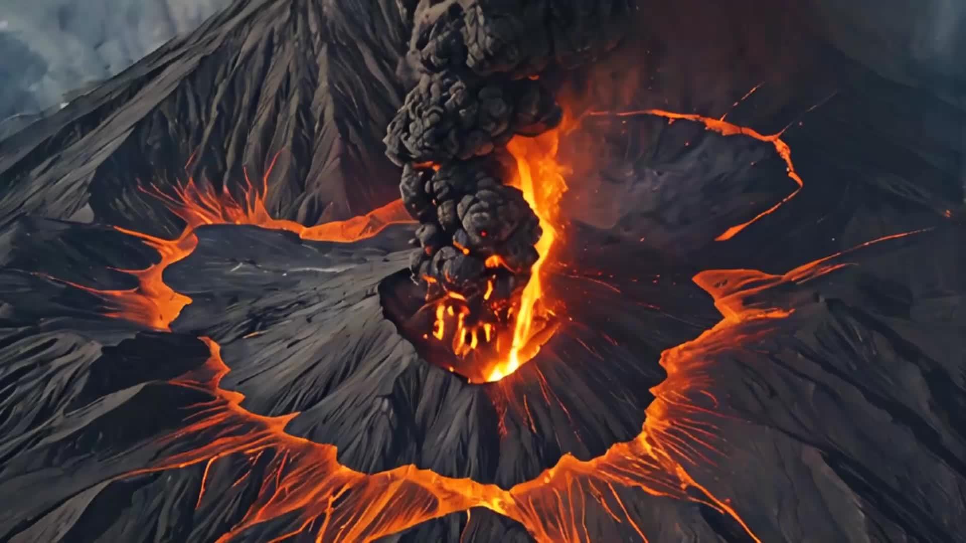 火山爆发爆发视频的预览图