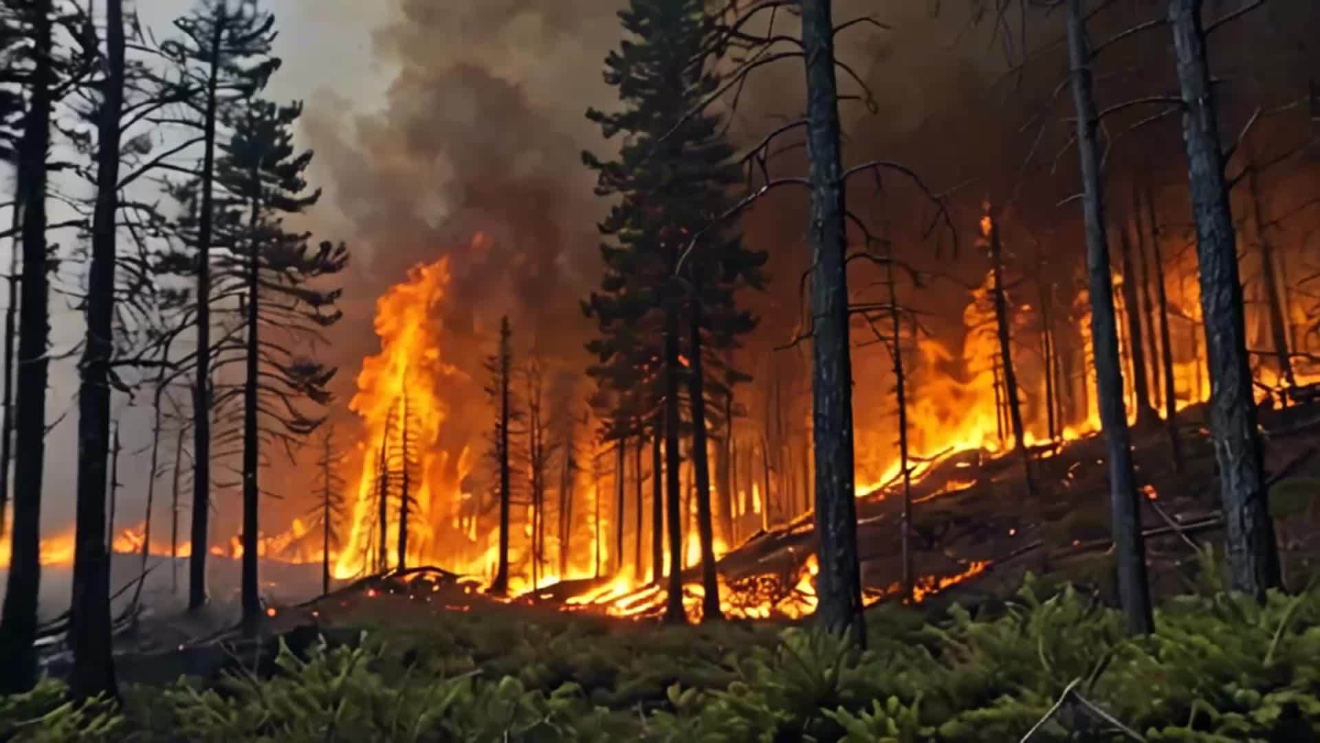 山火燃烧视频的预览图